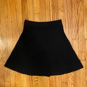 Ann Taylor Professional and Comfortable A-line Skirt | Black, Size Small
